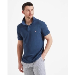 Schoffel St Ives Garment Dyed Polo Shirt - French Navy