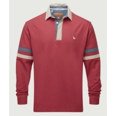 Schoffel Truro Deck Shirt - Slate Red 