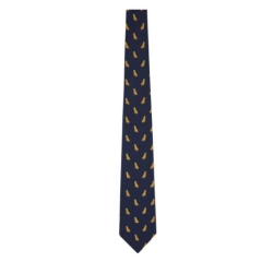 Schoffel Ashford Silk Tie - Navy Labrador
