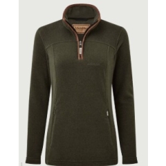 Tilton Il 1/4 Zip Fleece- Dark Olive 