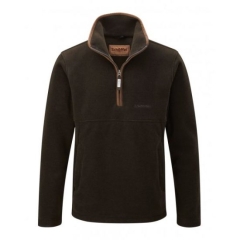 Schoffel Berkeley 1/4 Zip Fleece - Dark Olive