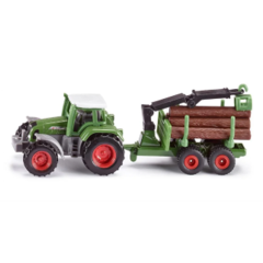 Siku -  Tractor With Forestry Trailer 