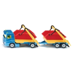 Siku - Truck With Skip + Trailer