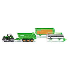 Siku - Deutz Tractor with Joskin Trailer Set