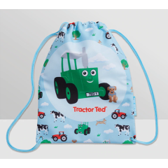 Tractor Ted Drawstring Activity Bag
