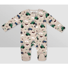 Tractor Ted Baby Sleepsuit 