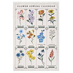 Ulster Weavers Teatowel Cotton - Time To Grow Flowers
