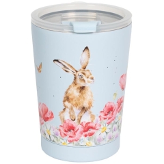 Wrendale Thermal Travel Cup - Field Of Flowers
