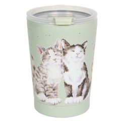 Wrendale Thermal Travel Cup - Feline Friends