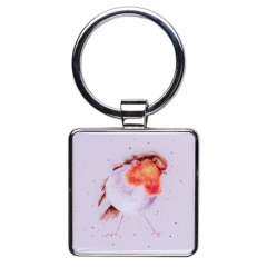Wrendale Keyring - Curious Robin