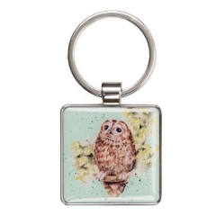 Wrendale 'Treetops' Owl Keyring 
