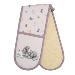 Wrendale Double Oven Glove -  'A Dogs Life'