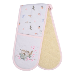 Wrendale Double Oven Glove - 'Feathered Friends' 