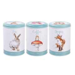 Wrendale Tea Coffee Sugar Set The Country Set Mushroom 