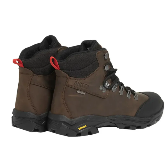 Aigle Laforse Vibram Sole Boot-Dark Brown