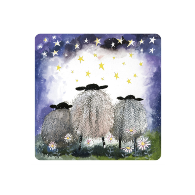 Alex Clark Coaster - Starlight Sheep