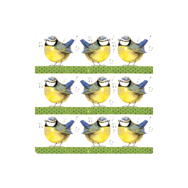 Alex Clark Coaster - Bluetits