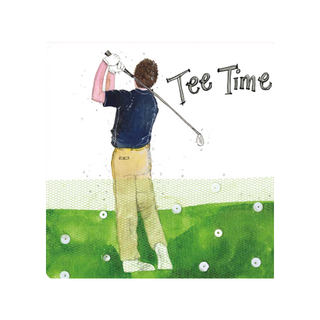 Alex Clark Coaster - Tee Time