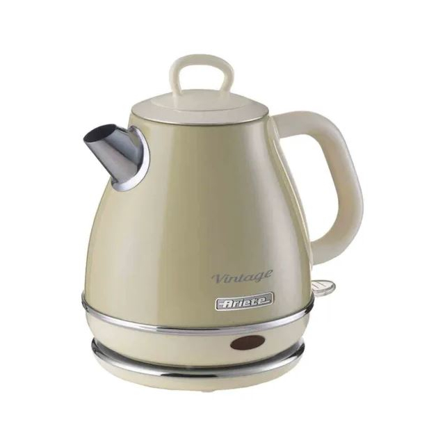 Ariete 6803 Vintage 1L Compact Kettle - Cream