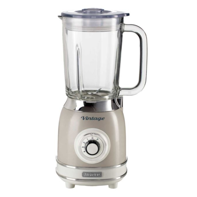 Ariete AR8303 Vintage Glass Jug Blender 1000W - Cream