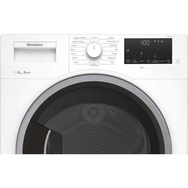 Blomberg LTP18320W 8kg Heat Pump Tumble Dryer - White