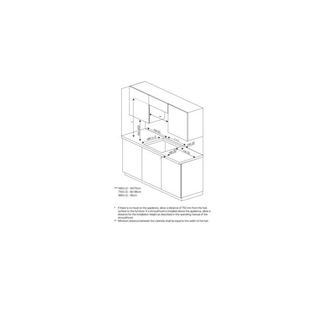 Blomberg MKN24001 60cm Ceramic Hob - Black