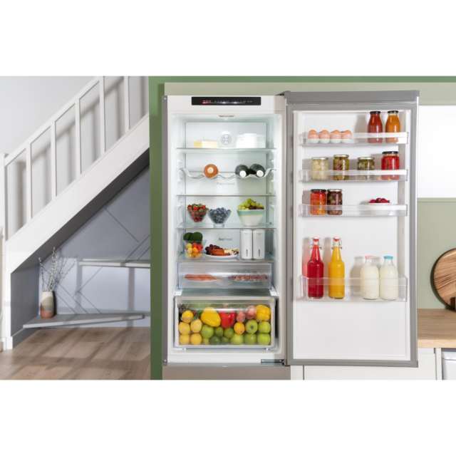 Bosch KGN392LDFG 60cm 70/30 Fridge Freezer - Inox