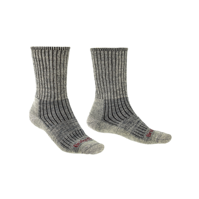 Bridgedale Mens Hike Midweight Merino Comfort Grey