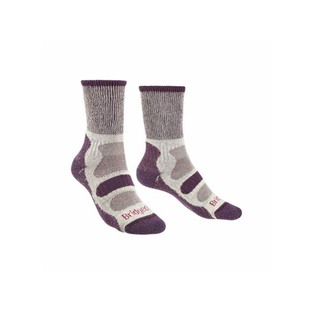 Bridgedale Womens Hike Lightweight Socks Plum 