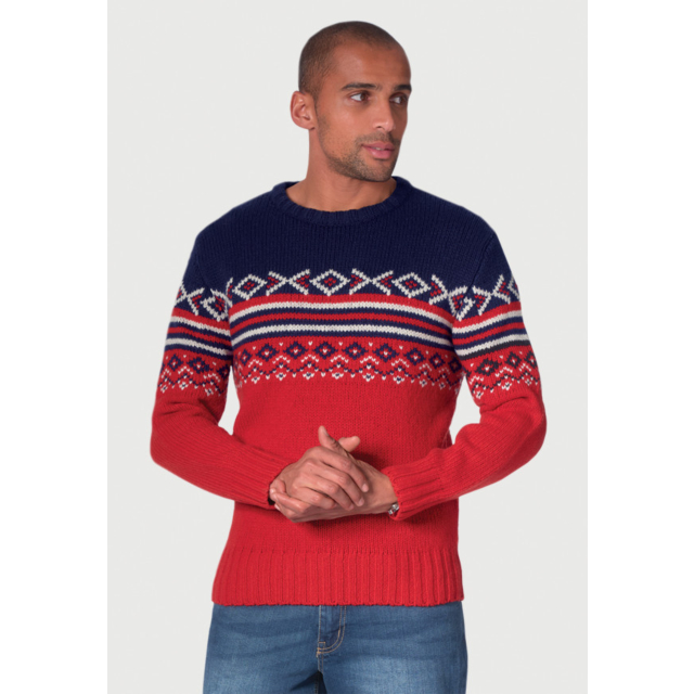 Brook Taverner Derwent Fairisle Christmas Jumper 