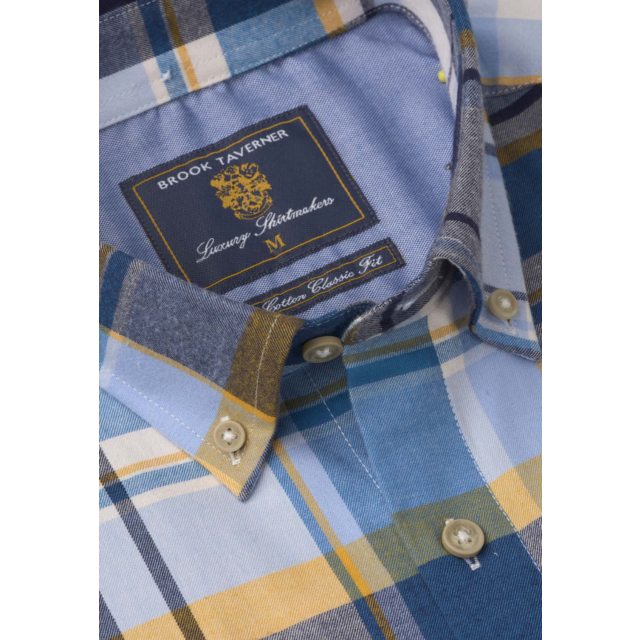 Brook Taverner Long Sleeve Plaid Check Shirt 