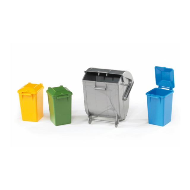 Bruder Garbage Can Set