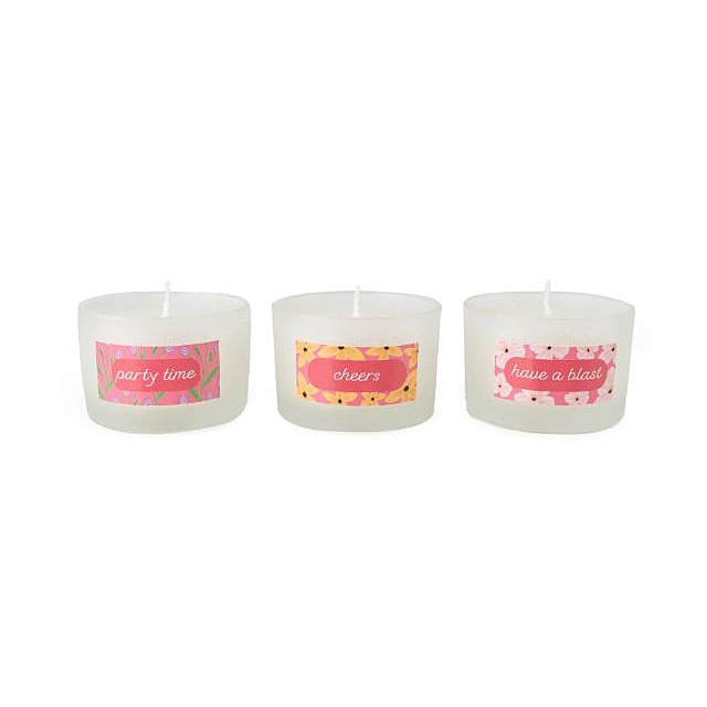 Candlelight Candle Floral Celebrations 3 Pack 