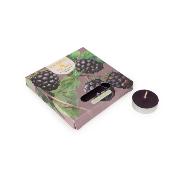 Candlelight Tealights Blackberry Fig Tree 9 Pack