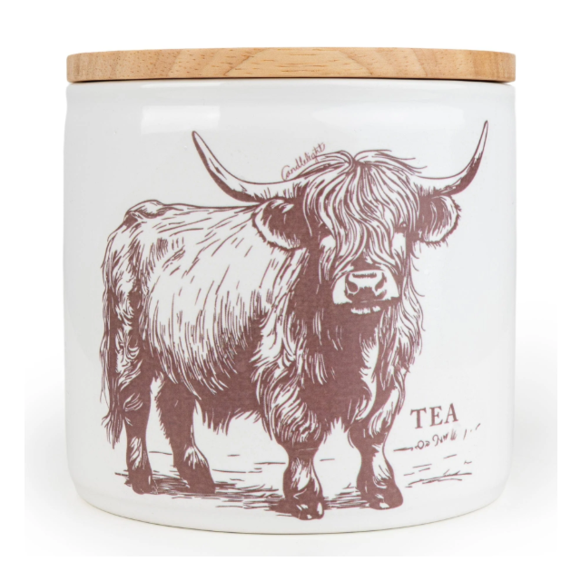 Storage Jar Tea - Highland Bull
