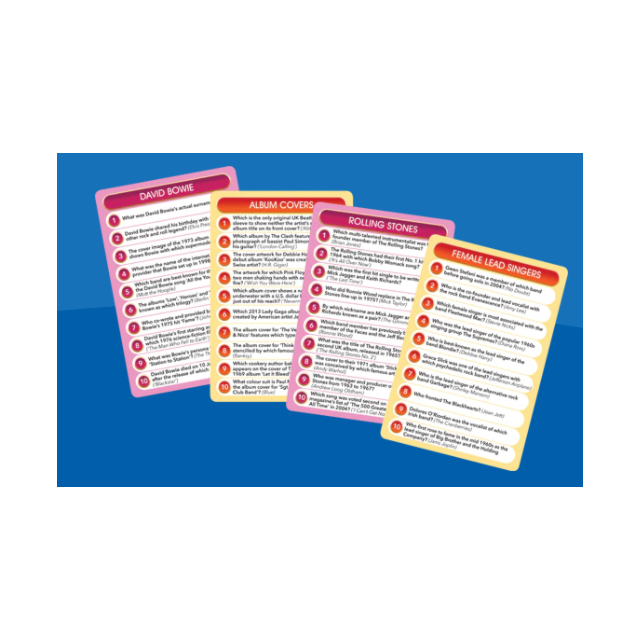 Top Trivia Cards Music