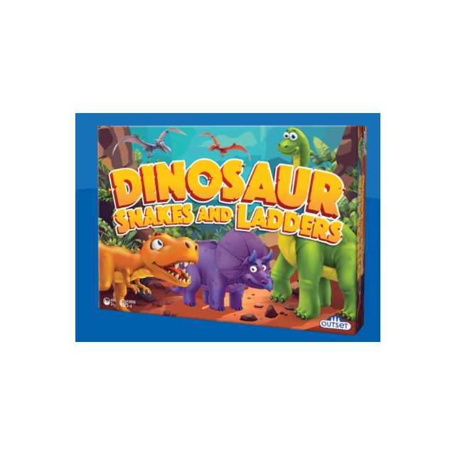 Snakes + Ladders - Dinosaur