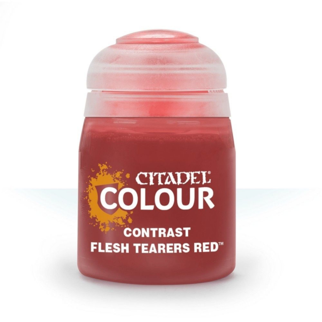 Warhammer Colour Contrast Flesh Tearers Red