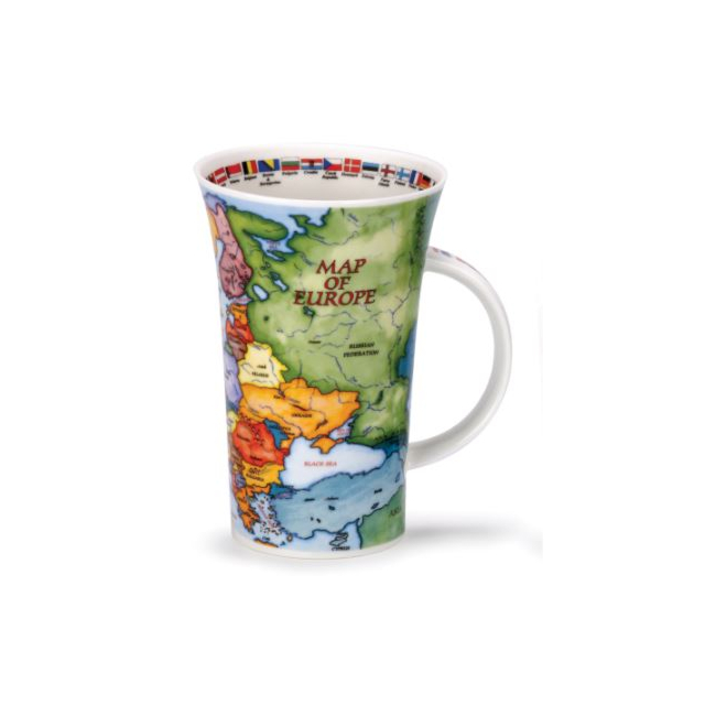 Dunoon Glen 'Map of Europe' Mug