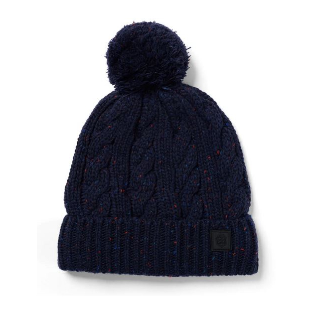 Failsworth Aran Cable Knit Beanie – Navy
