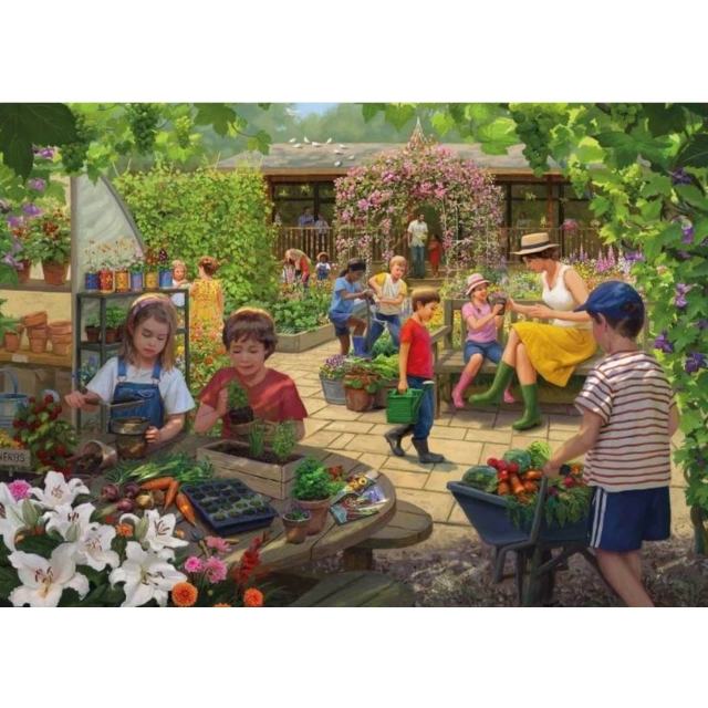 Falcon Jigsaw - The Vegetable Garden 1000 Piece