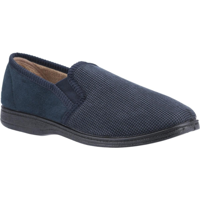 Fleet & Foster Tim Men's Navy Slippers 