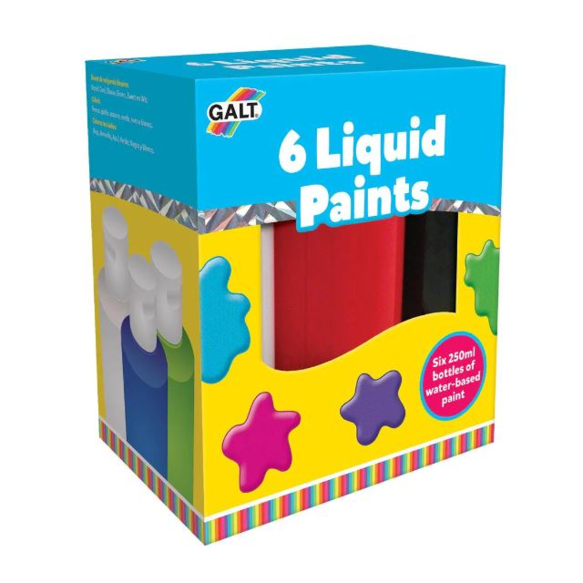 Galt Liquid Paints Pack 6