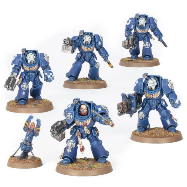 Games Workshop Warhammer 40000-Spacemarines-Terminator Squad 48-90