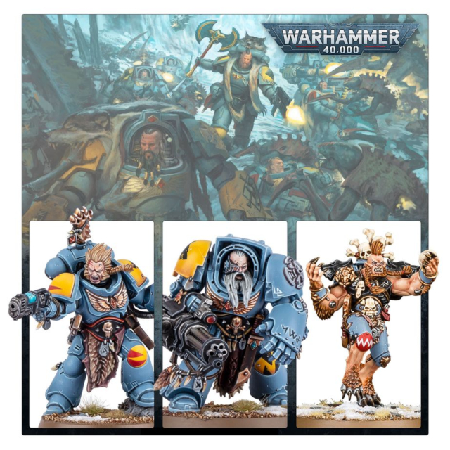 Games Workshop Warhammer 40000-Spacemarines-Space Wolves Combat Patrol 73-532