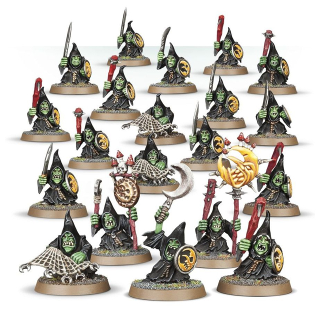 Games Workshop Warhammer Age of Sigmar-Gloomspite Gitz-Moonspite Stabbas 89-07 