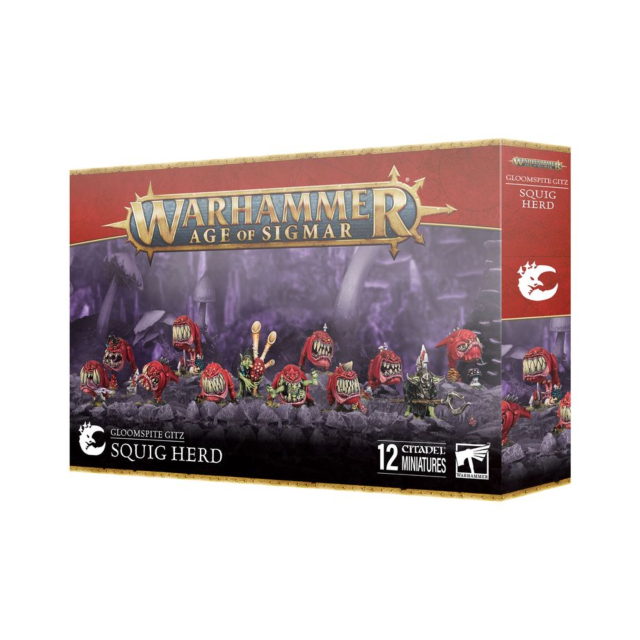 Games Workshop Warhammer Age of SIgmar-Gloomspite Gitz-Squig Herd 89-48