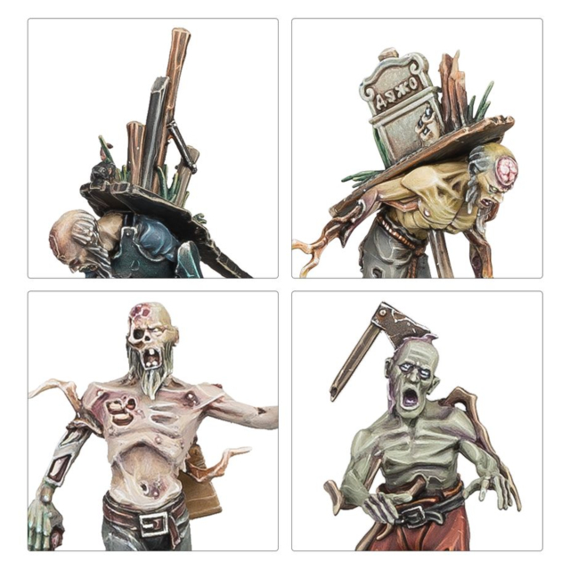 Games Workshop Warhammer Age of Sigmar-Soulblight Gravelords-Deawalker Zombies 91-07