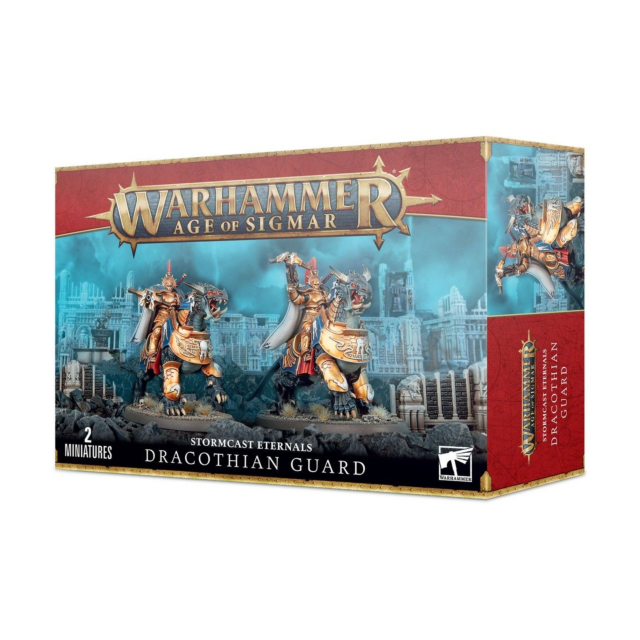 Games Workshop Warhammer Age of Sigmar-Stormcast Eternals-Dracothian Guard 96-24