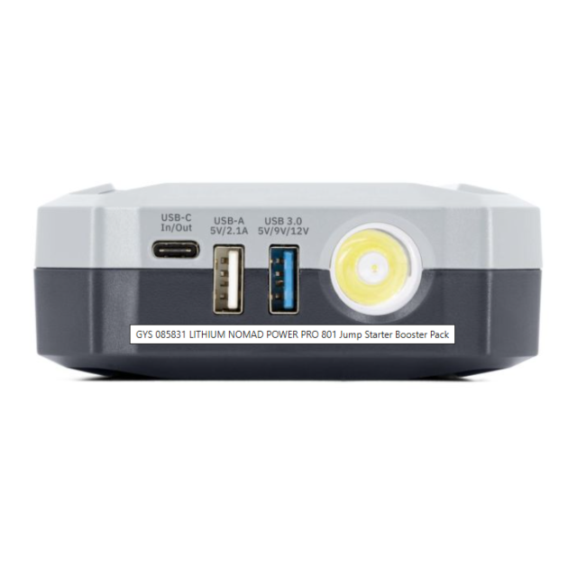 GYS 085831 Booster Lithium Nomad Power Pro 801